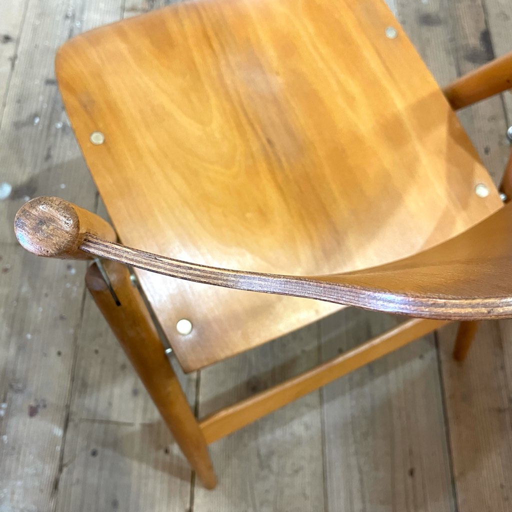 北欧 デンマーク製 ヴィンテージ フォールディングチェア 折りたたみチェア