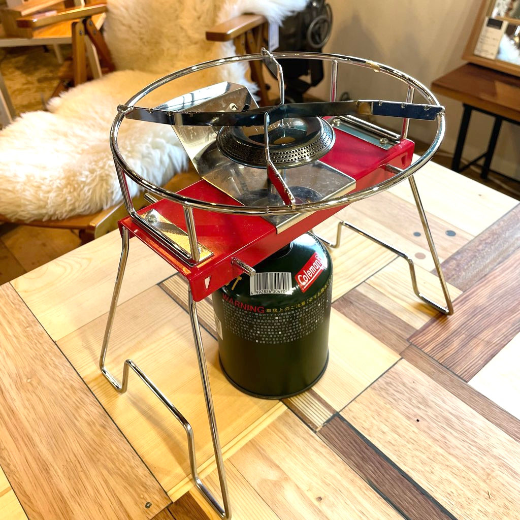 プリムス / PRIMUS シングルバーナー P2280A 収納袋付き 廃盤品 イワタニ ガスバーナー 中古