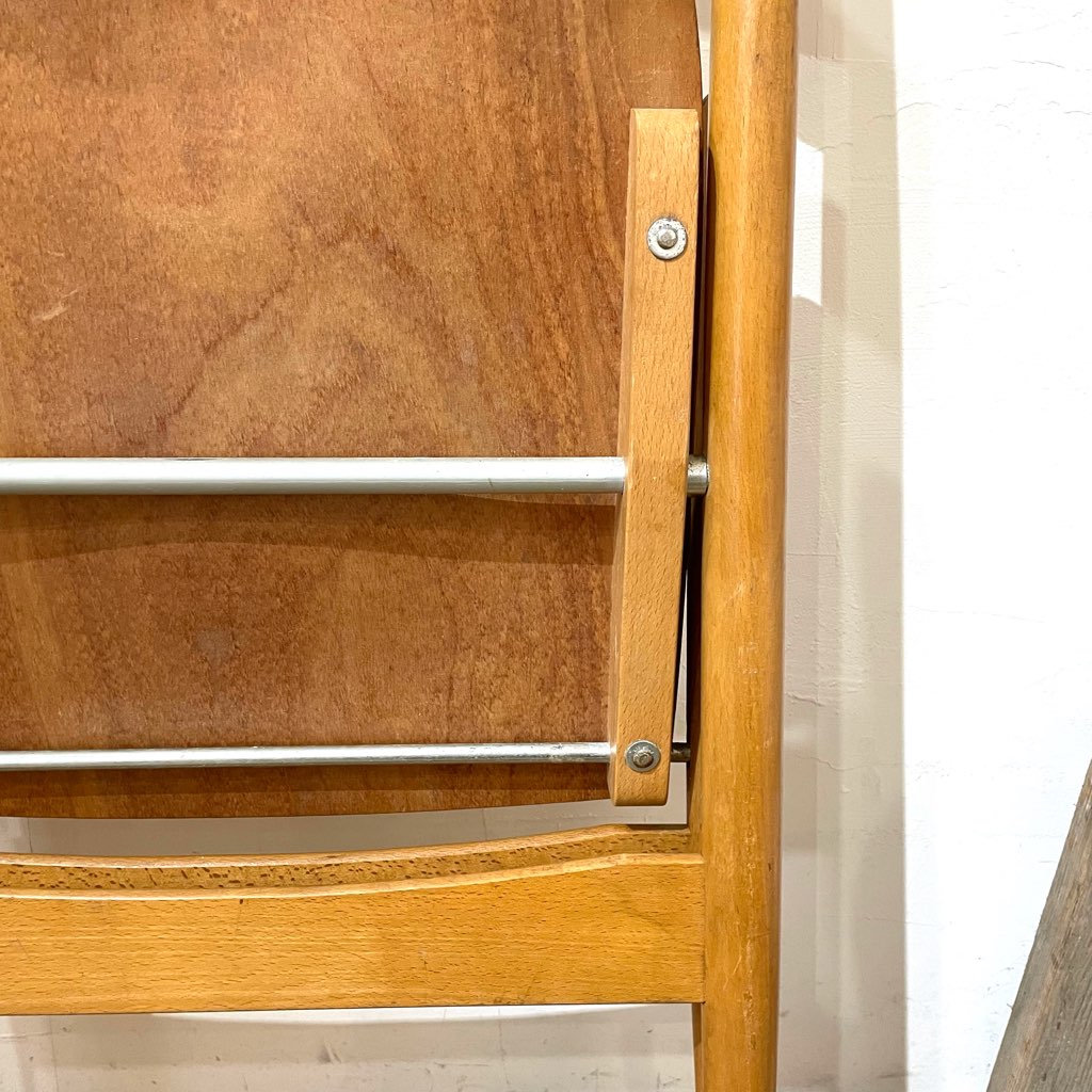 北欧 デンマーク製 ヴィンテージ フォールディングチェア 折りたたみチェア