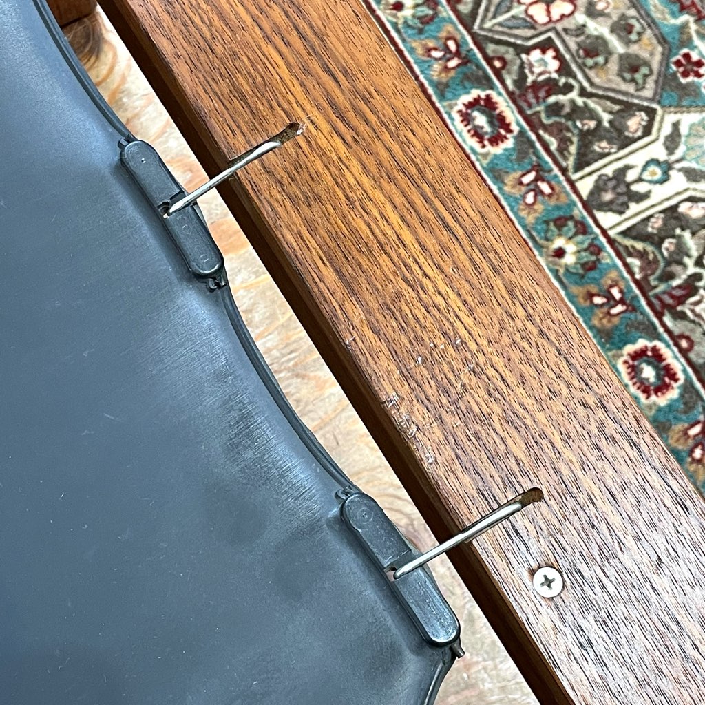 アームチェア 3Pソファ チーク材 セパレートソファ ストライプ ジャパンヴィンテージ 中古