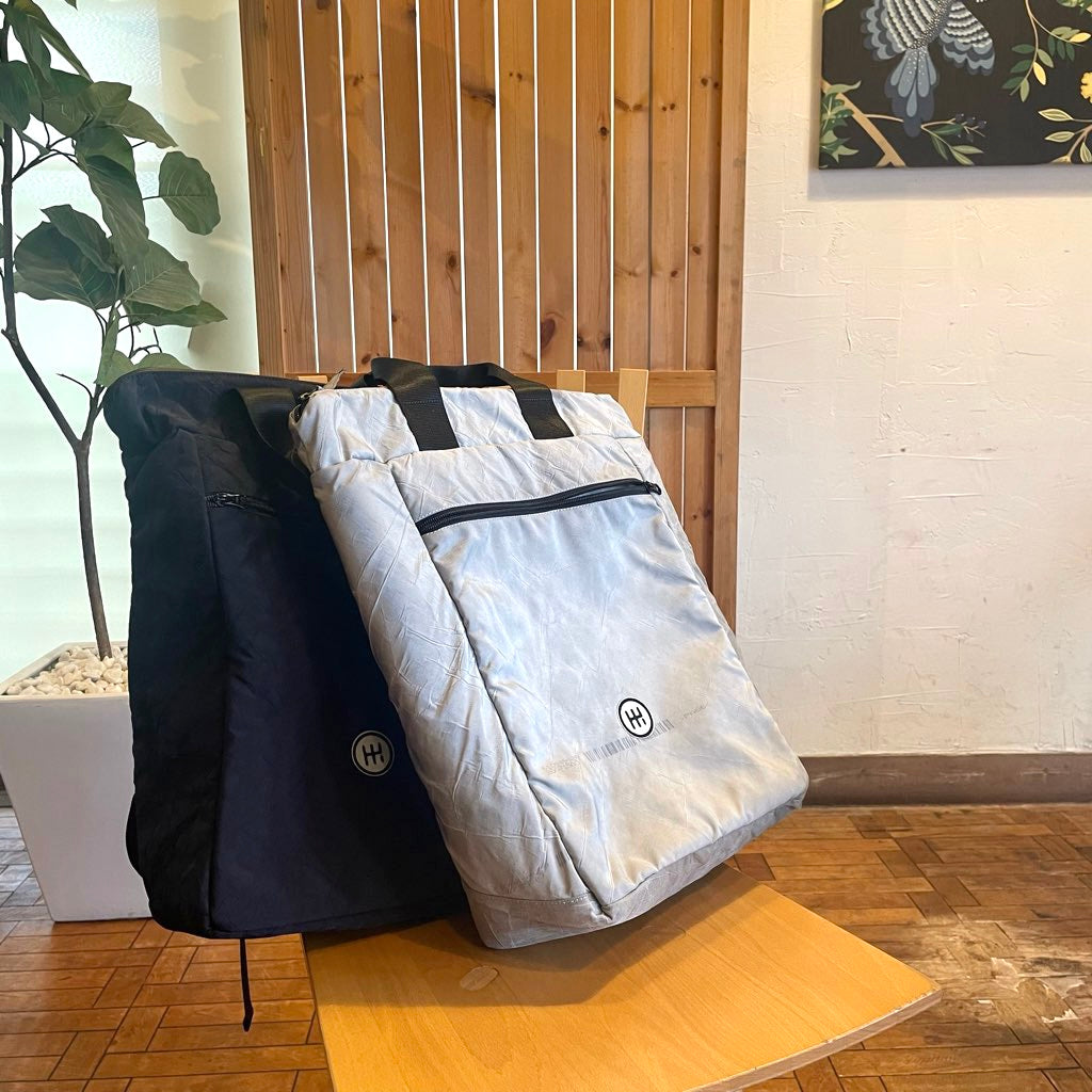 【新品】エアパック / AIR PAQ 2wayトートバッグ グレー SDGs サスティナブル リュック