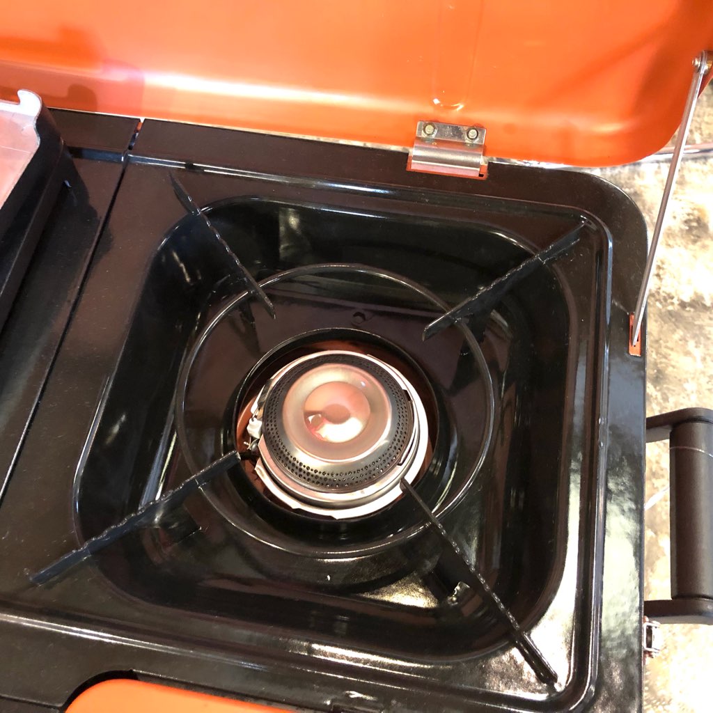 イワタニ / Iwatani / グリルスター スタンド BBQ グリル オレンジ CB-SBG-1 中古