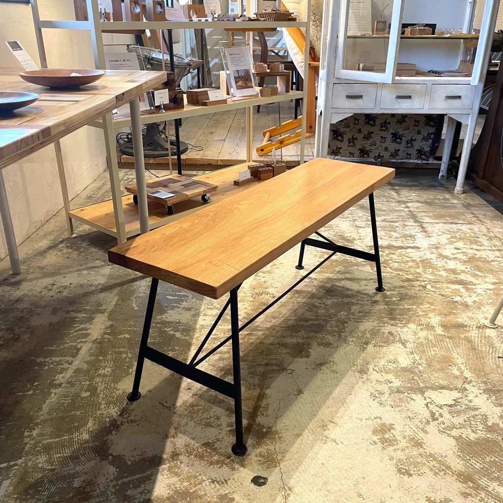 リスタイルオリジナルベンチ オーク 無垢材  木製チェア