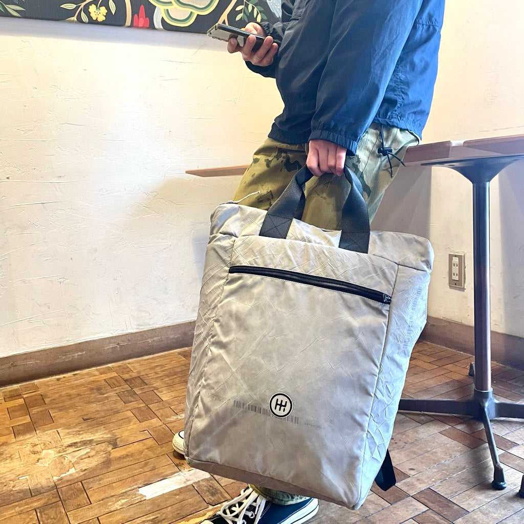 【新品】エアパック / AIR PAQ 2wayトートバッグ グレー SDGs サスティナブル リュック