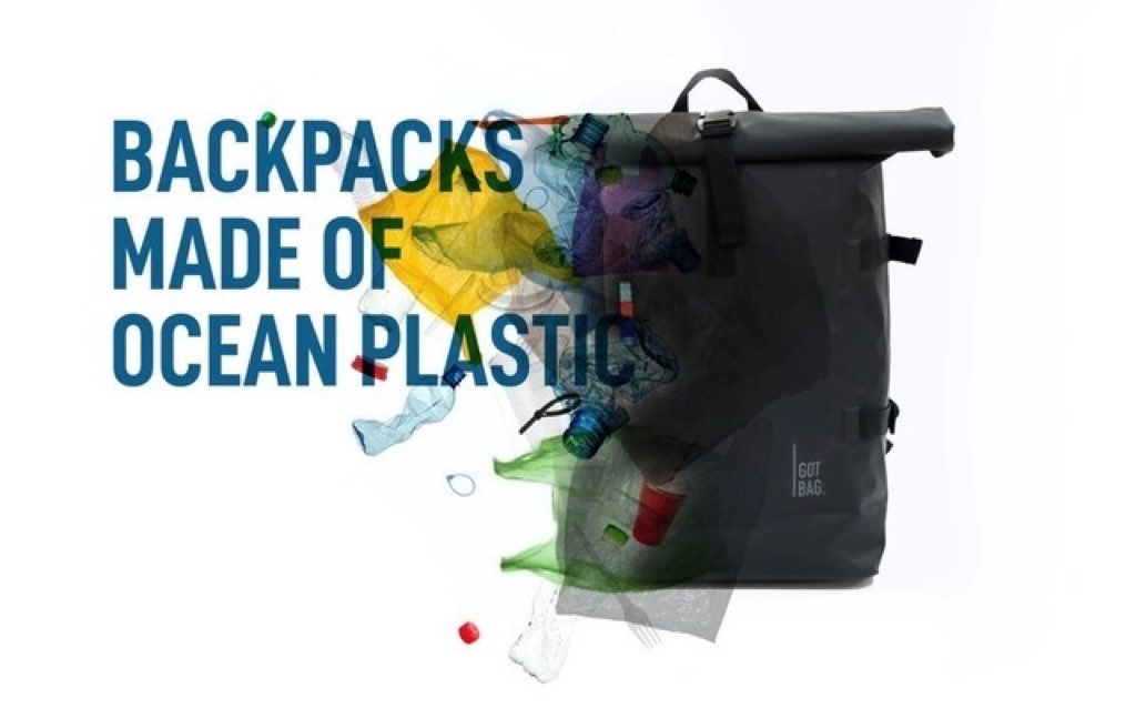 【新品】ゴットバッグ / GOTBAG ロールトップバックパック / Roll top backpack リュック ブラック SDGs サステナブル
