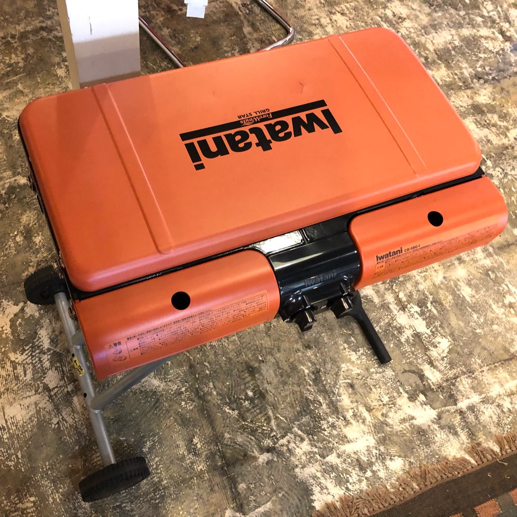 イワタニ / Iwatani / グリルスター スタンド BBQ グリル オレンジ CB-SBG-1 中古