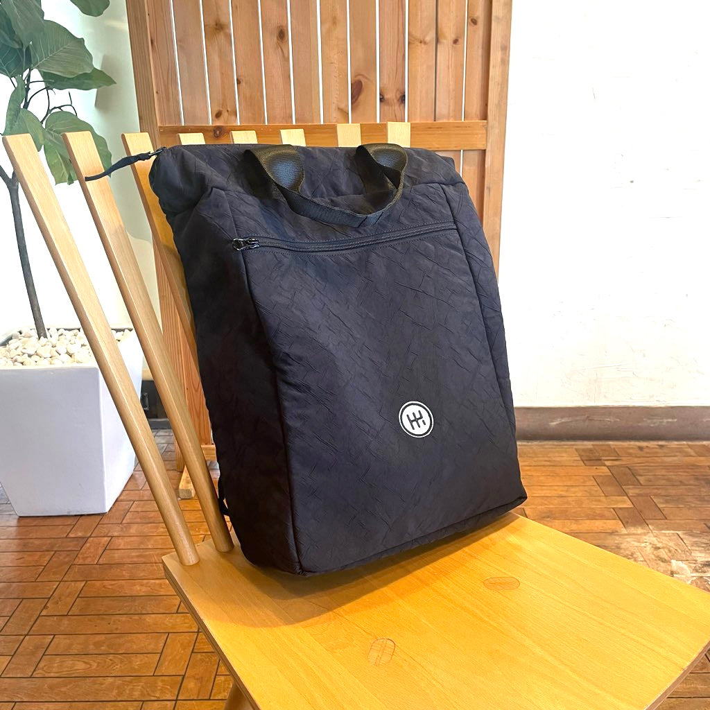 【新品】エアパック / AIR PAQ 2wayトートバッグ ブラック SDGs サスティナブル リュック