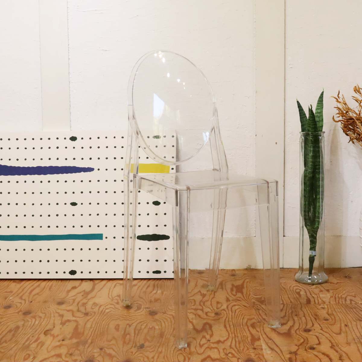 カルテル / Kartell ビクトリアゴースト クリスタル フィリップ・スタルク チェア クリア 中古