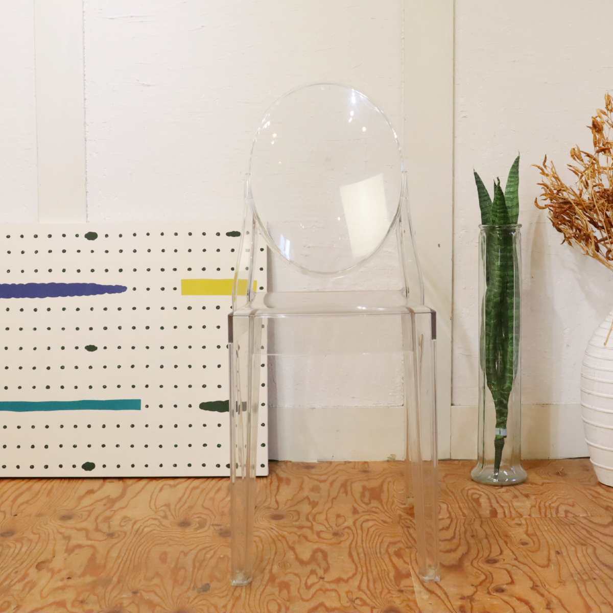 カルテル / Kartell ビクトリアゴースト クリスタル フィリップ・スタルク チェア クリア 中古