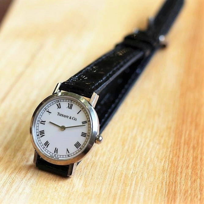 ティファニー TIFFANY & Co レディース腕時計 ホワイトローマン 18金