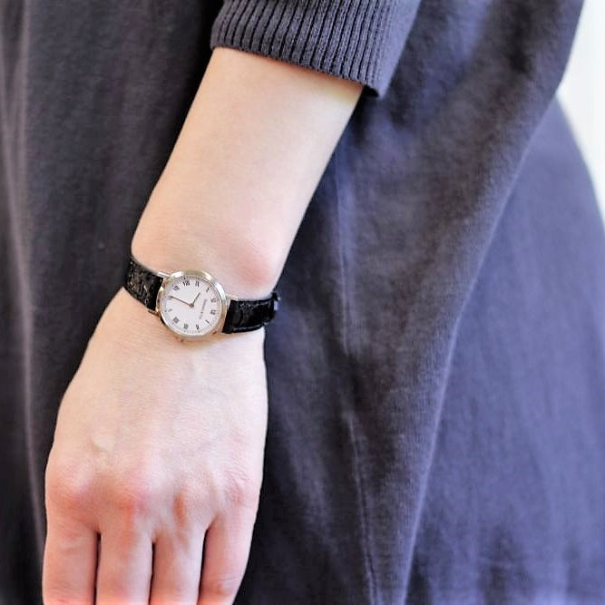 ティファニー TIFFANY & Co レディース腕時計 ホワイトローマン 18金  