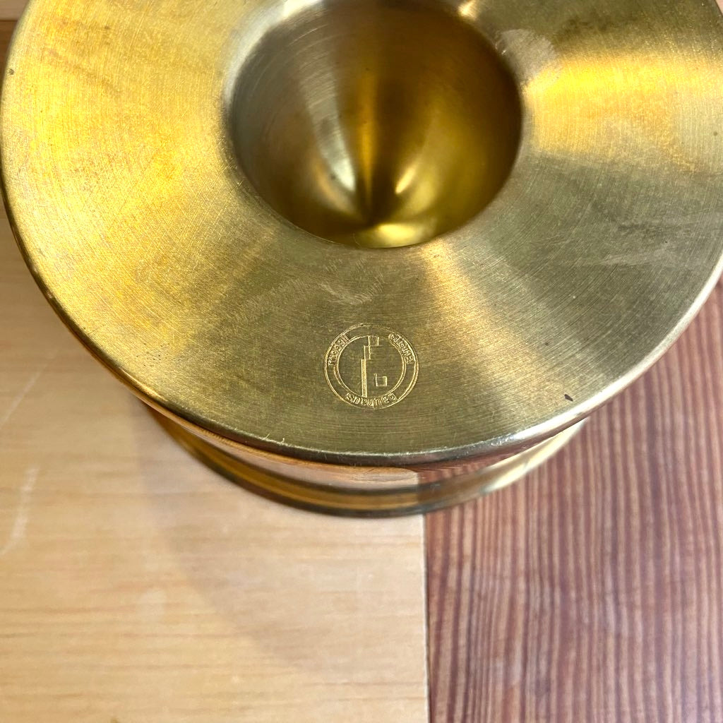 アレッシィ / ALESSI バウハウス アッシュトレイ / Bauhaus Ashtray 真鍮製 灰皿