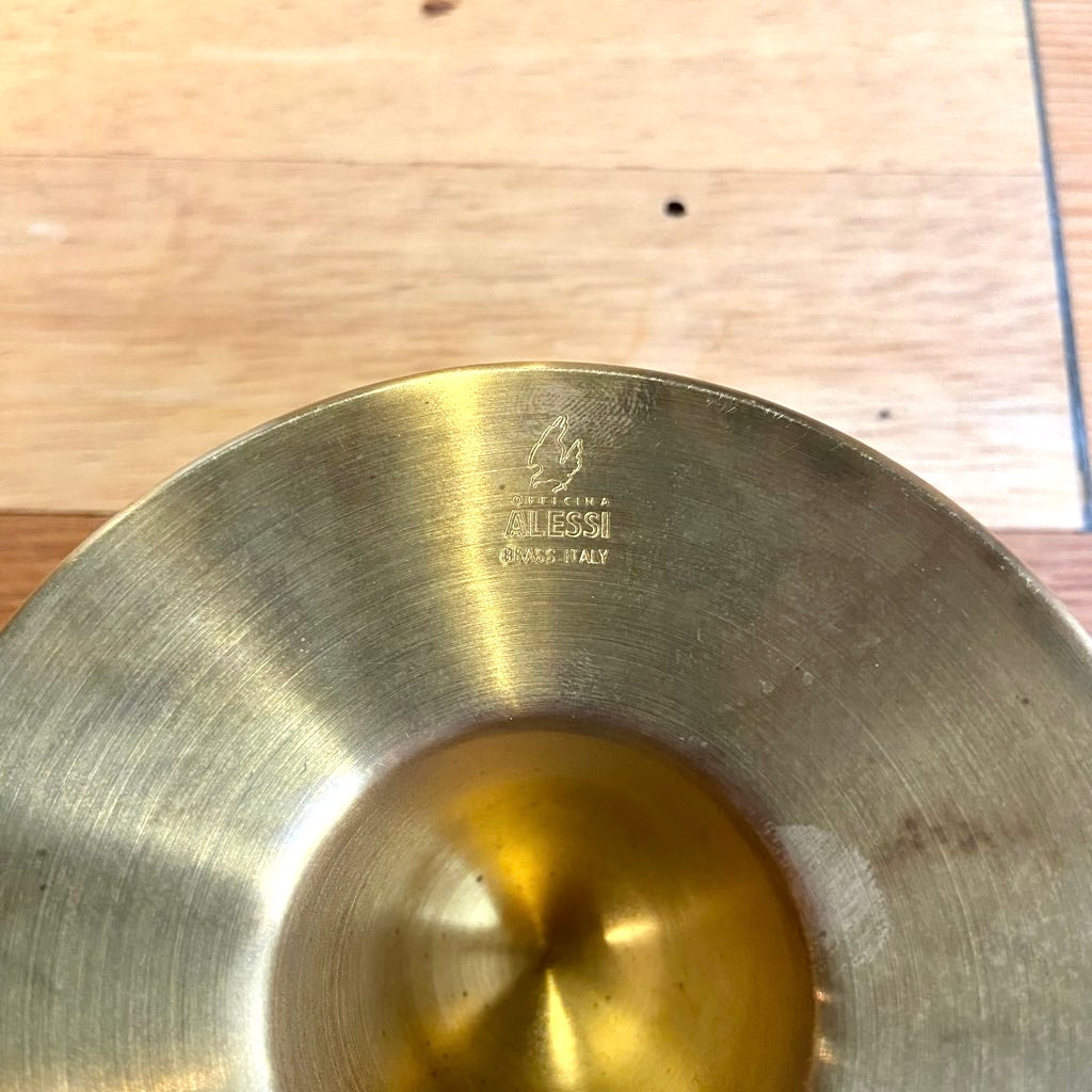 アレッシィ / ALESSI バウハウス アッシュトレイ / Bauhaus Ashtray 真鍮製 灰皿