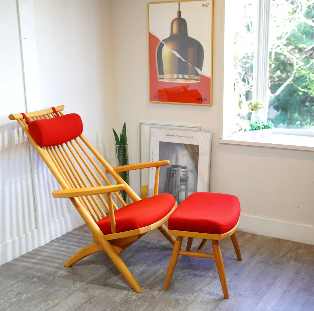 柏木工 シビル / CIVIL イージーチェア&オットマン 飛騨高山