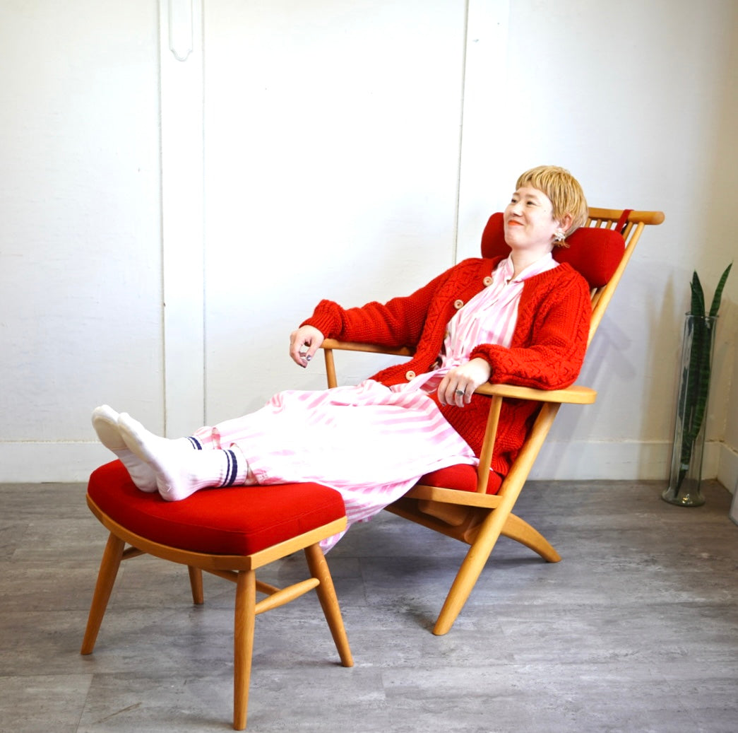 柏木工 シビル / CIVIL イージーチェア&オットマン 飛騨高山