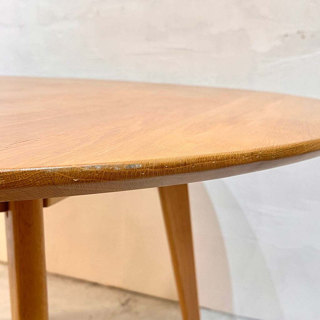 大川家具 リバー / RIVER-TABLE120 オーク材 ラウンドダイニングテーブル 120㎝