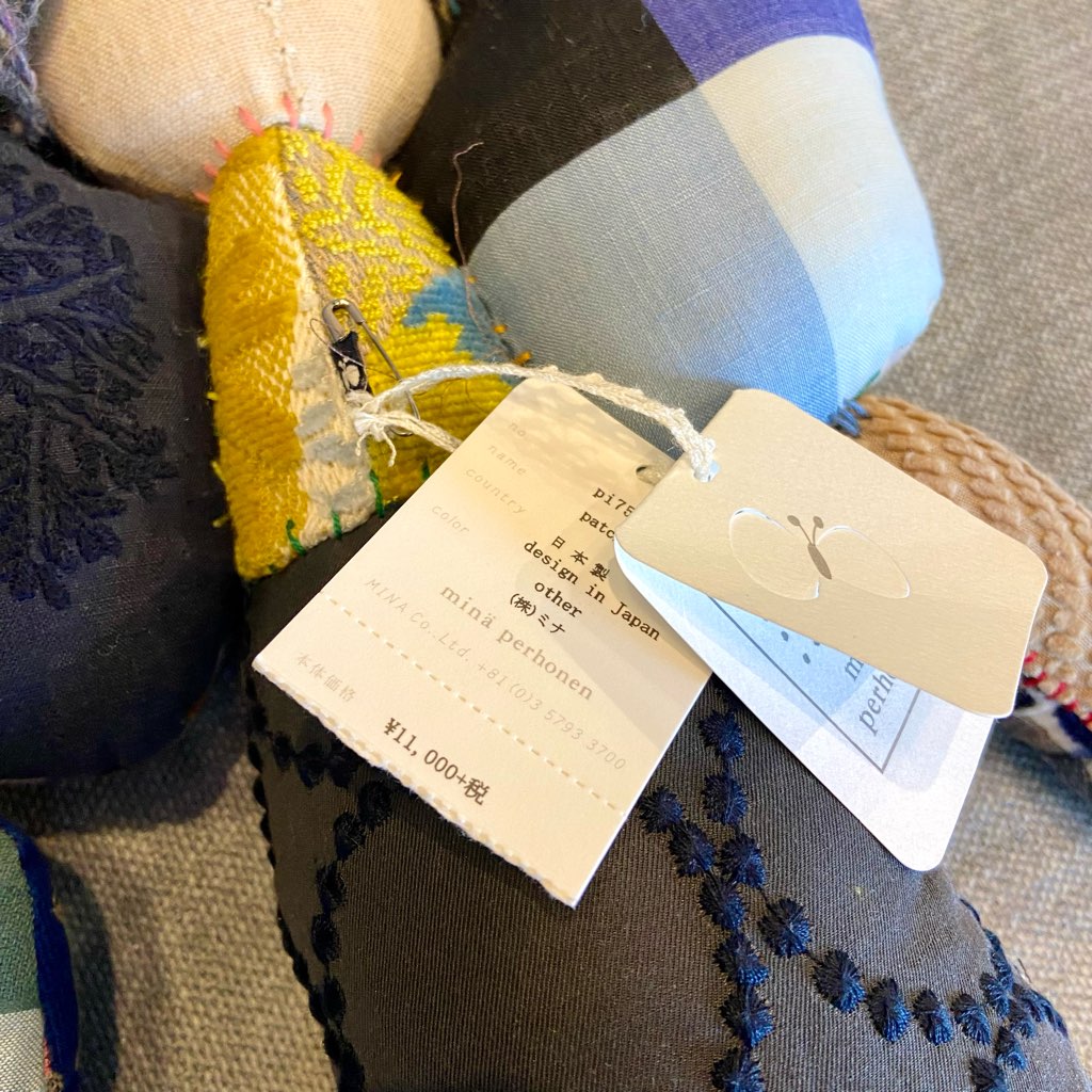 ミナペルホネン / mina perhonen patchちゃん ぬいぐるみ 人形