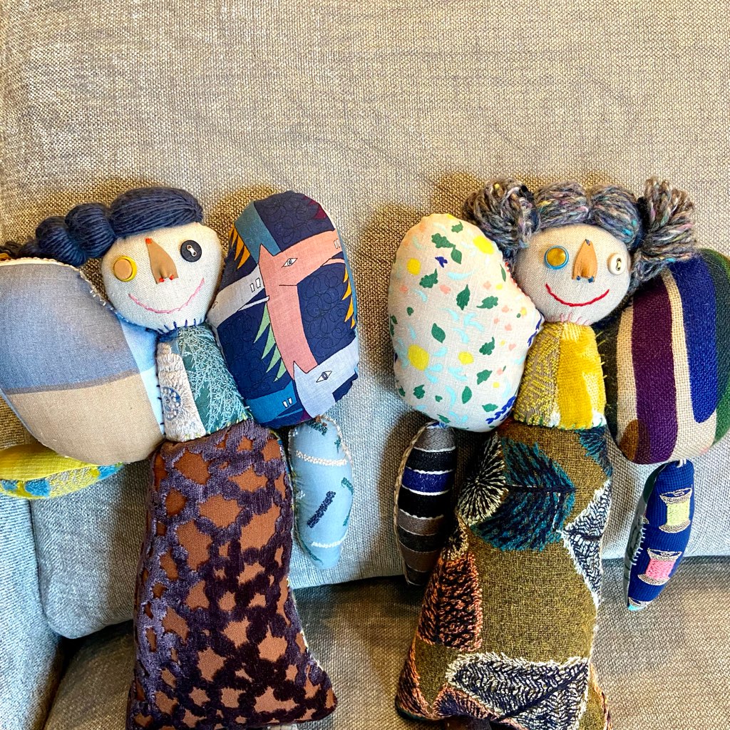 ミナペルホネン / mina perhonen patchちゃん ぬいぐるみ 人形 中古