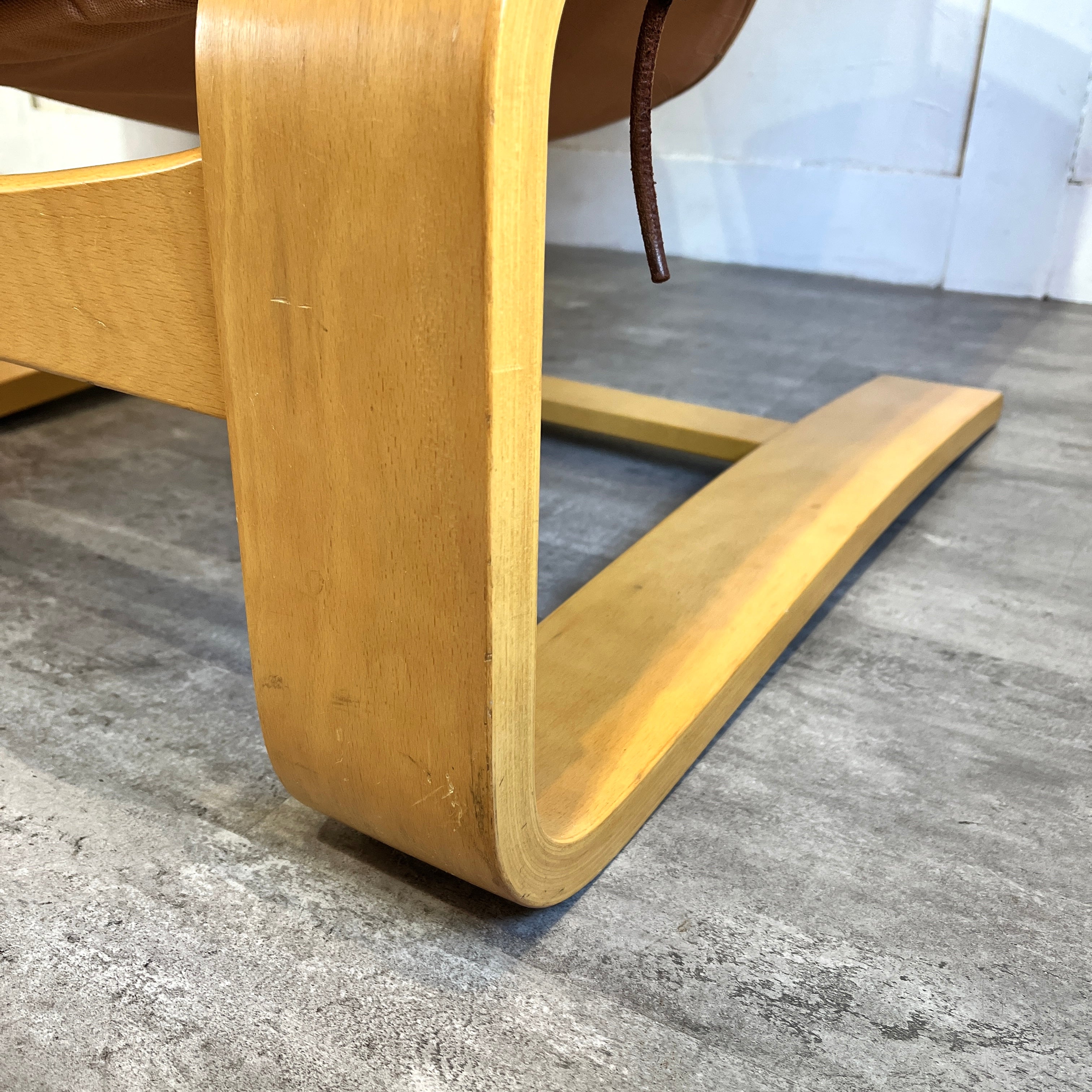 Nelo Mobel クローケン ラウンジチェア＆オットマン 本革 スウェーデン - Restyle