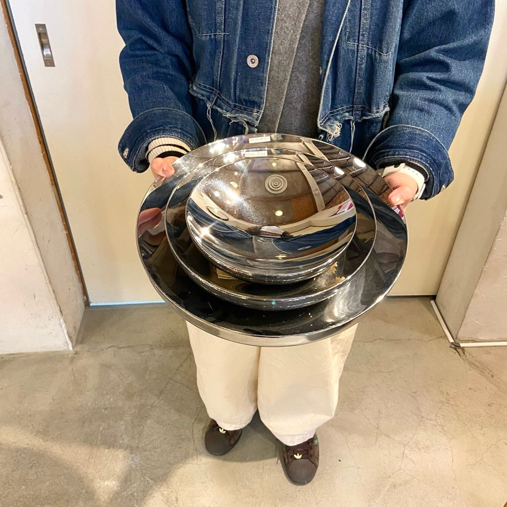 アレッシィ / ALESSI Lobo ステンレスボウル3点セット 中古 皿 トレイ