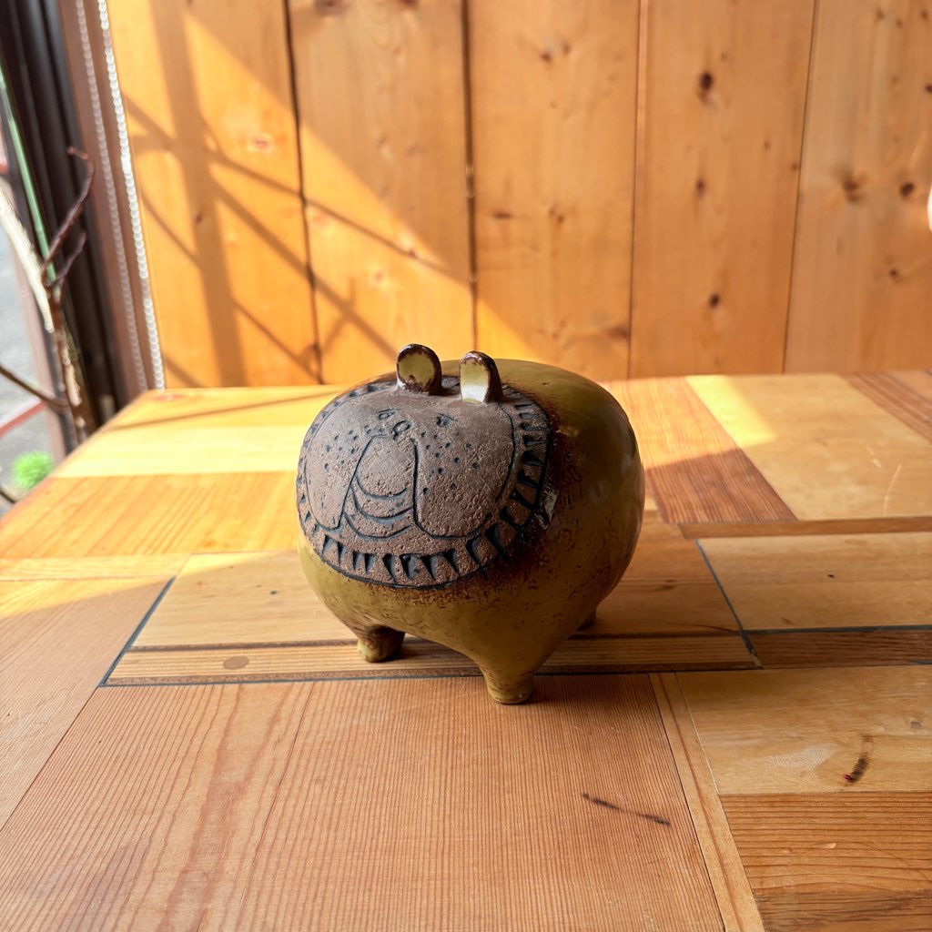 (週末セール)リサラーソン　ブルドッグ　ヴィンテージ　グスタフスベリ　置物　北欧 週末セール)リサラーソン ブルドッグ ヴィンテージ グスタフ