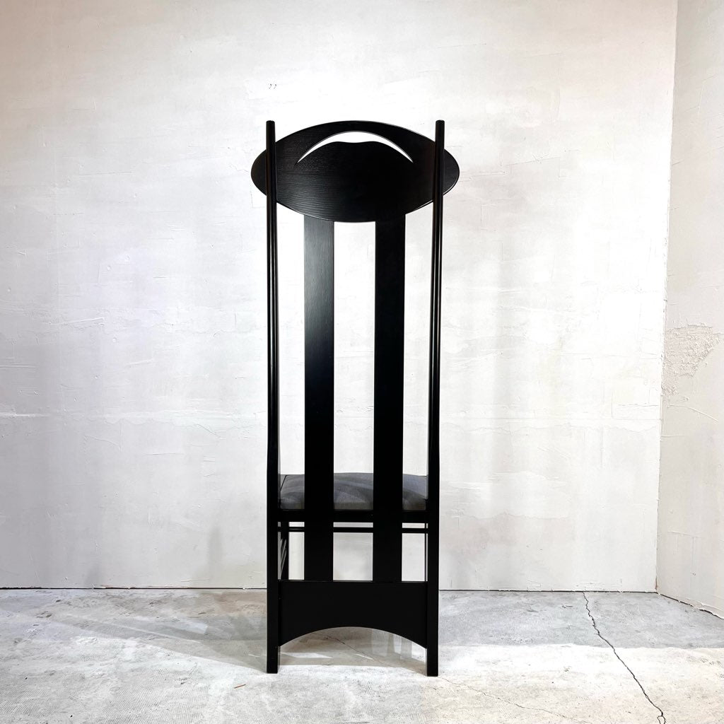 名作 マッキントッシュ「ArgyleChair/アーガイルチェア」4脚セット 椅子 ハイバック ダイニング Charles Rennie Mackintosh リプロダクト チャールズ・レニー・マッキントッシュ/ArgyleChairアーガイルチェア