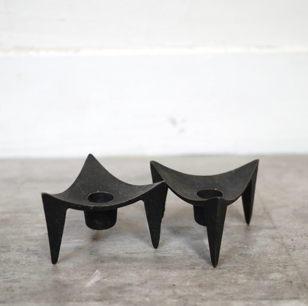 ダンスク / DANSK  アイアン キャンドルホルダー 三角 イェンス・クイスト・ゴー ヴィンテージ