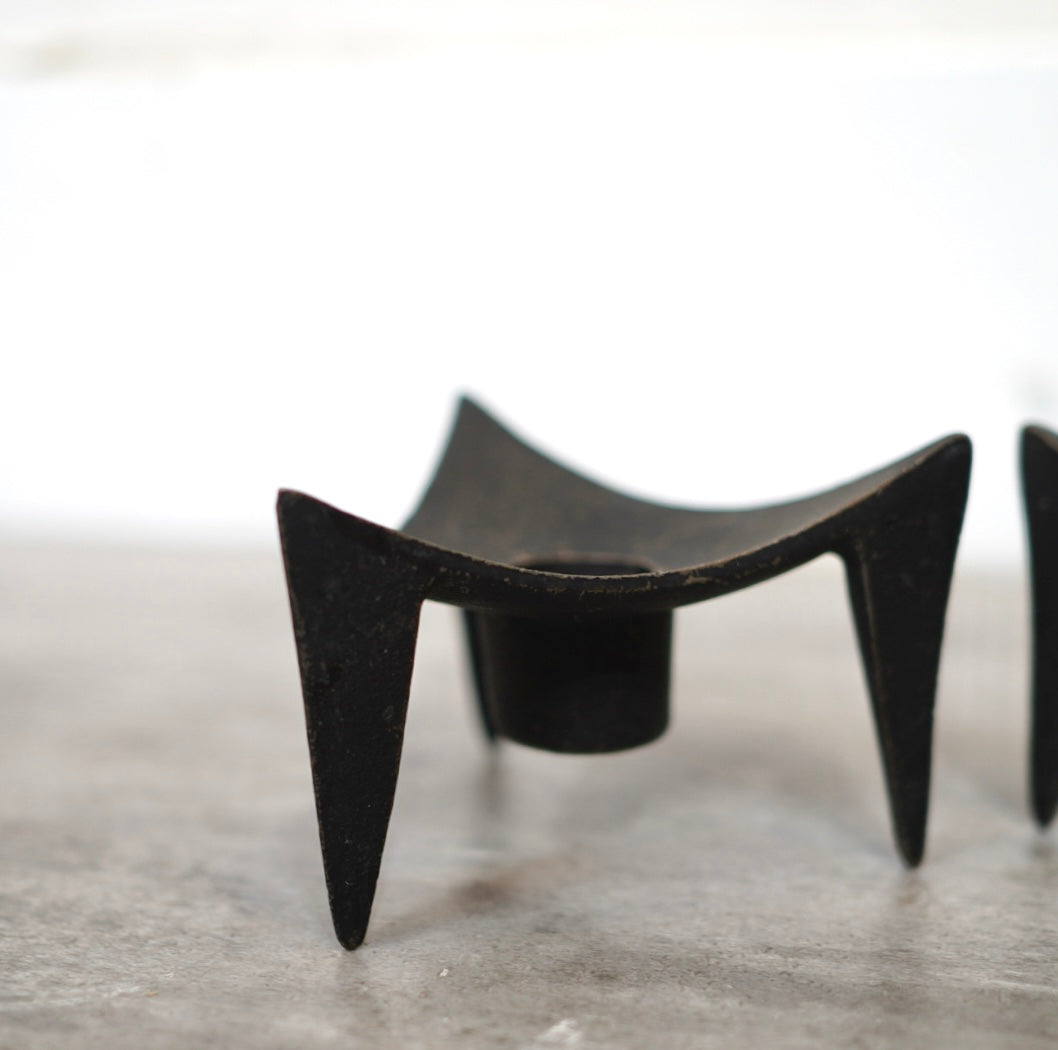 ダンスク / DANSK  アイアン キャンドルホルダー 三角 イェンス・クイスト・ゴー ヴィンテージ