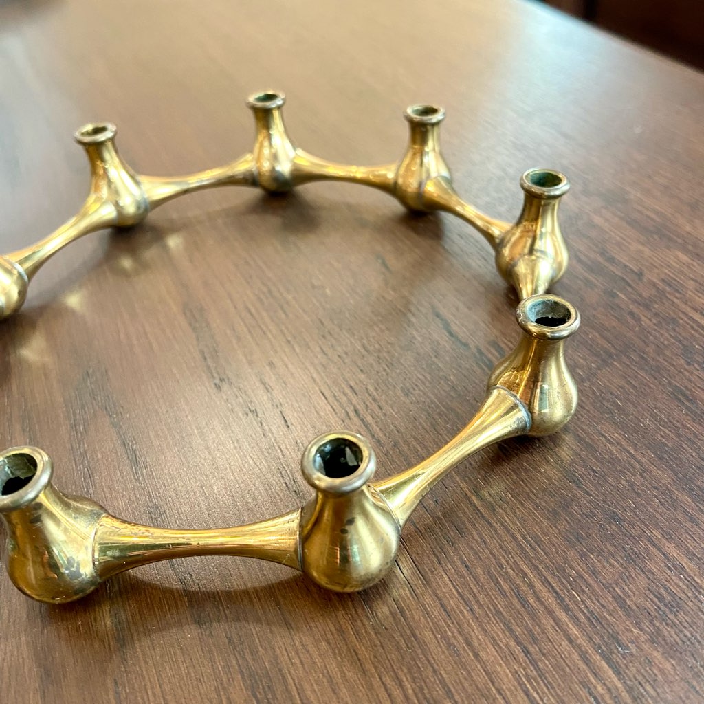 ダンスク / DANSK イェンス・クイストゴー / Jens.H.Quistgaard  真鍮 キャンドルホルダー 9灯 ヴィンテージ
