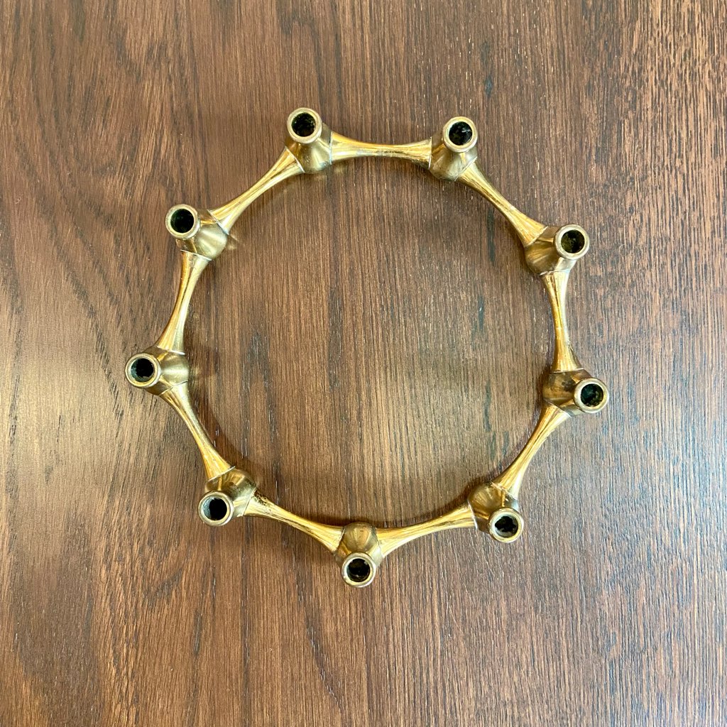 ダンスク / DANSK イェンス・クイストゴー / Jens.H.Quistgaard  真鍮 キャンドルホルダー 9灯 ヴィンテージ