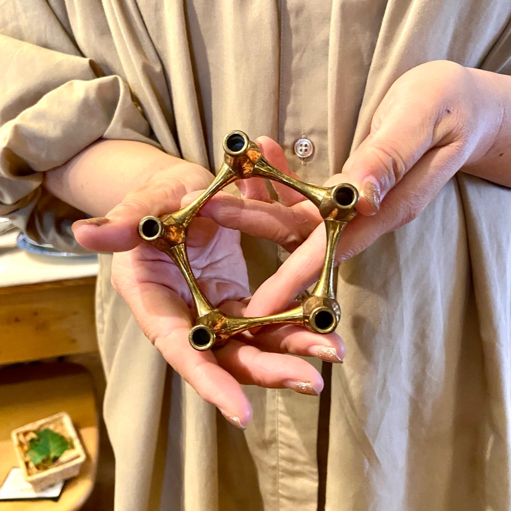 DANSK　クイストゴー　クリスタルキャンドルホルダー ダンスク キャンドルホルダー クイストゴー &frasl; DANSK 1960s