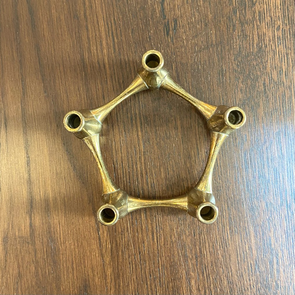 ダンスク / DANSK イェンス・クイストゴー / Jens.H.Quistgaard  真鍮 キャンドルホルダー 5灯 ヴィンテージ