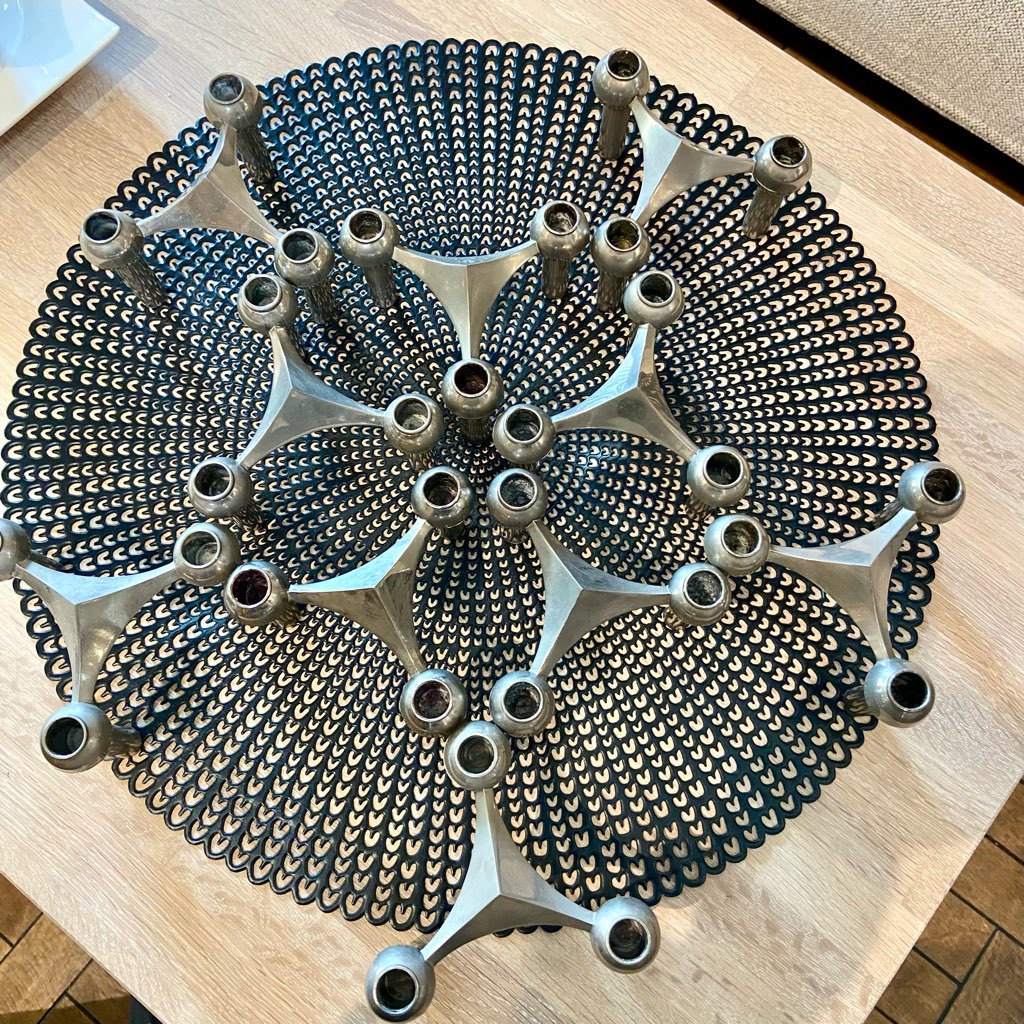 ストッフナゲル / STOFF Nagel キャンドルホルダー 10ピース ヴェルナー・ストッフ ヴィンテージ