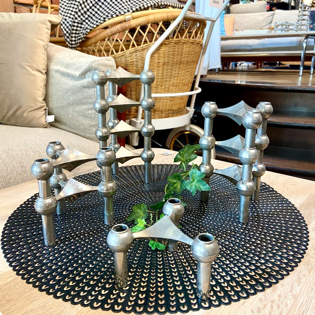 ストッフナゲル / STOFF Nagel キャンドルホルダー 10ピース ヴェルナー・ストッフ ヴィンテージ