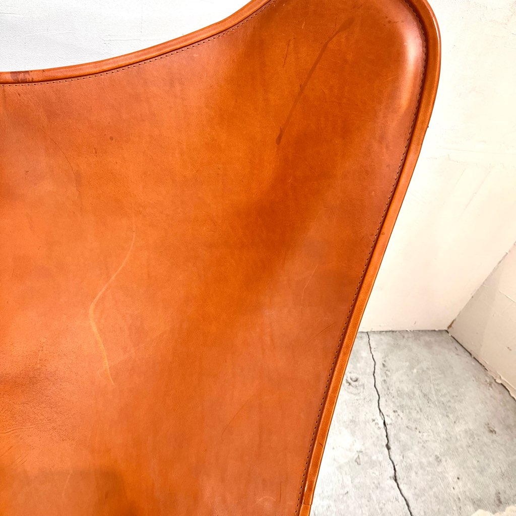 クエロ / CUERO バタフライチェア BKFチェア 本革 ブラウン 【2】