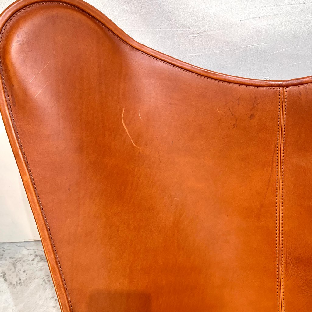 クエロ / CUERO バタフライチェア BKFチェア 本革 ブラウン 【2】