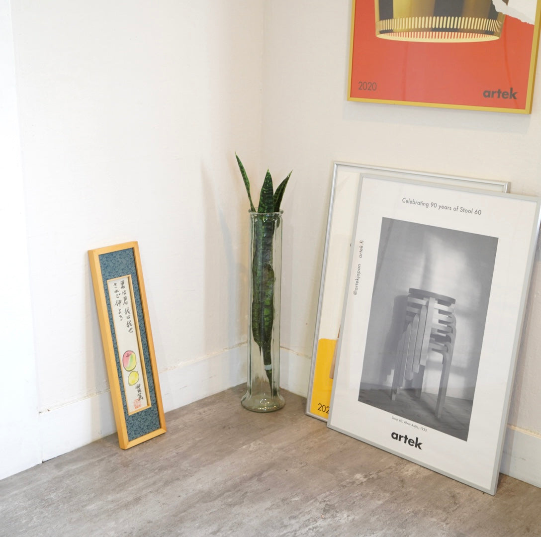 武者小路実篤 肉筆画 「君は君 我は我也 されど仲よき」 短冊作品