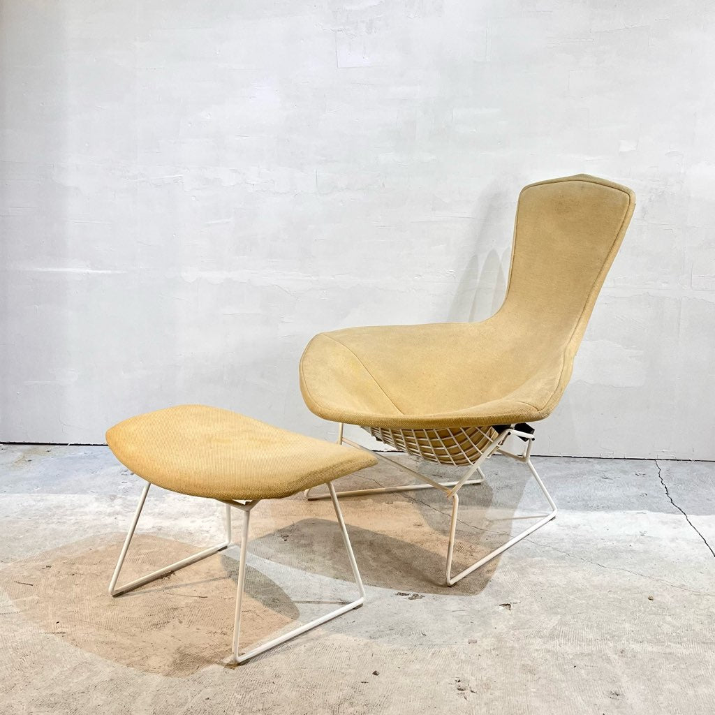 ノル / Knoll バードチェア＆オットマン/ Bird Chair ハイバックチェア ハリー・ベルトイア ヴィンテージ - Restyle
