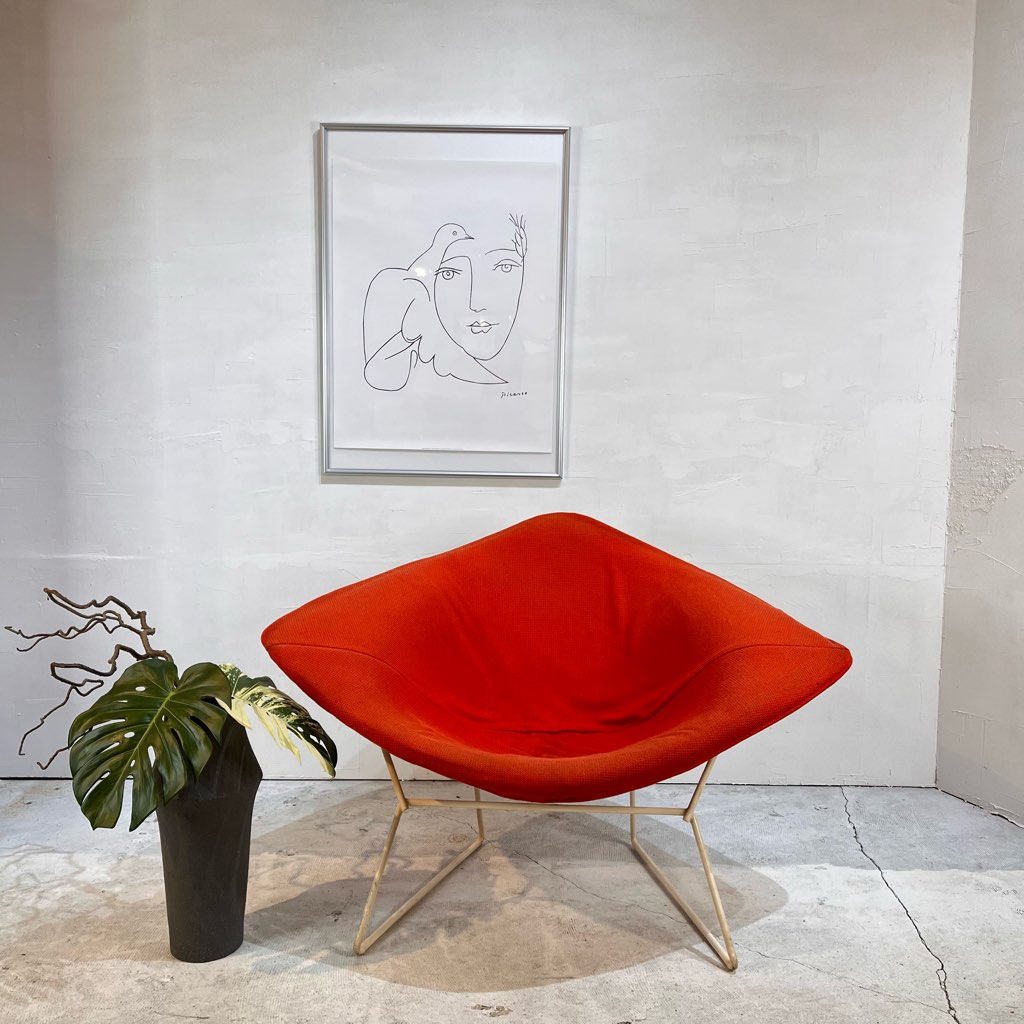 ノル / Knoll ラージダイヤモンドチェア /  Large Diamond Chair ハリー・ベルトイア ヴィンテージ - Restyle