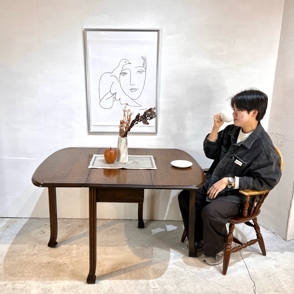 ゲートレッグ バタフライテーブル  伸長式 英国アンティーク - Restyle