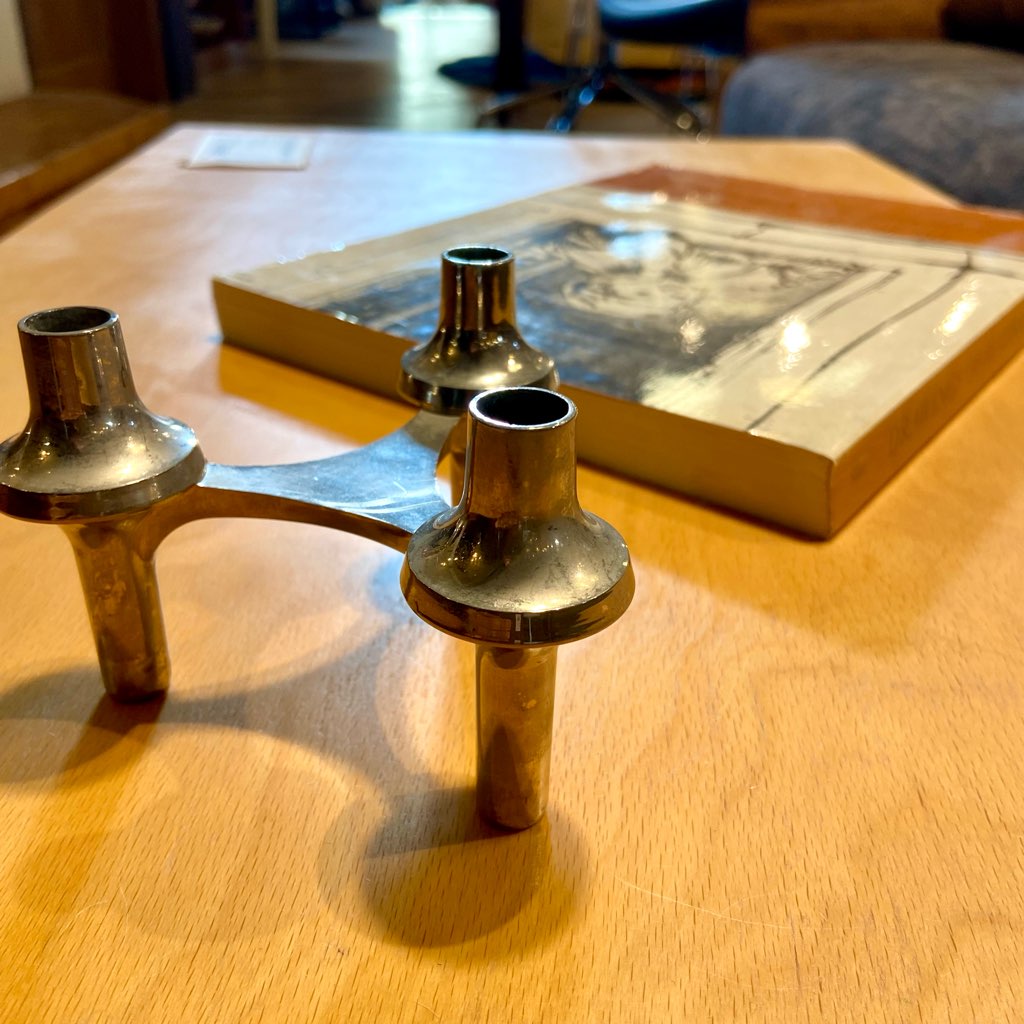 ストッフナゲル / STOFF Nagel キャンドルホルダー 1ピース ヴェルナー・ストッフ ヴィンテージ