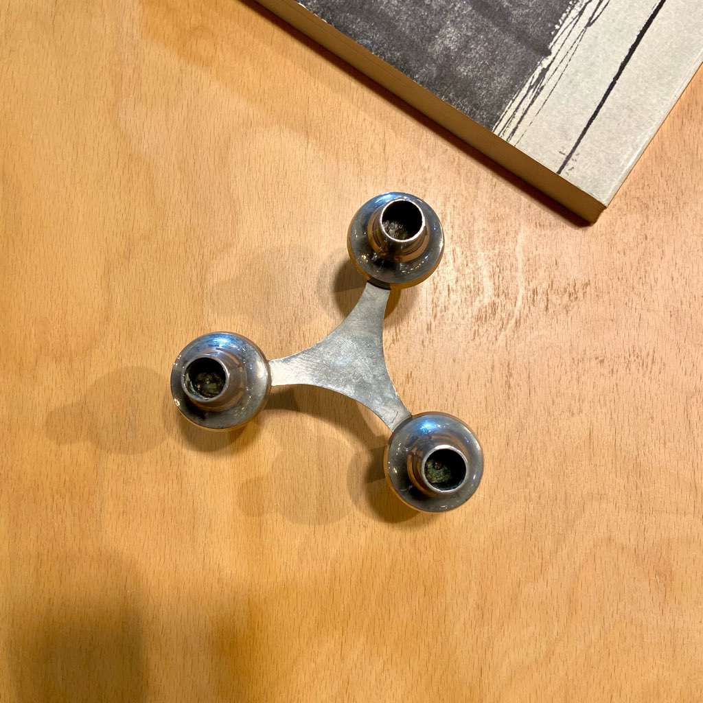 ストッフナゲル / STOFF Nagel キャンドルホルダー 1ピース ヴェルナー・ストッフ ヴィンテージ