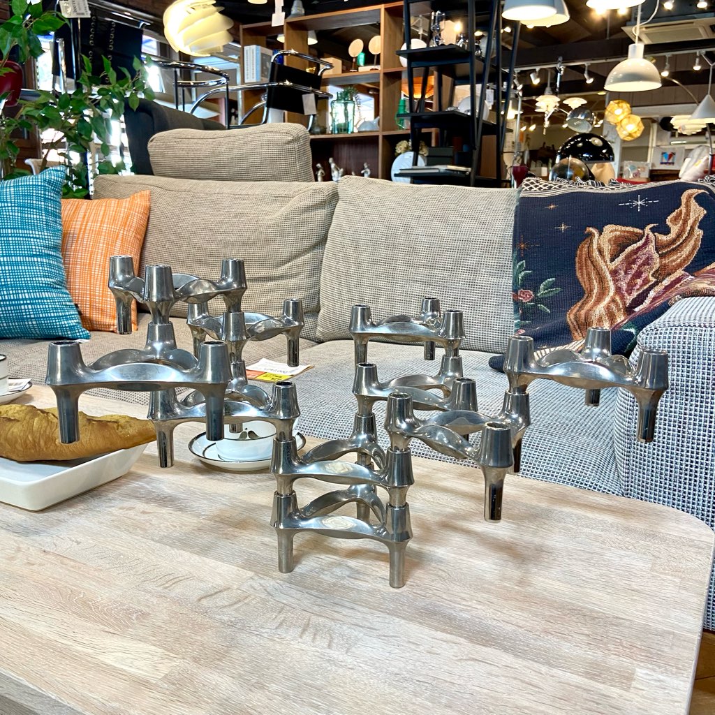 ストッフナゲル / STOFF Nagel キャンドルホルダー 10ピース ヴェルナー・ストッフ ヴィンテージ