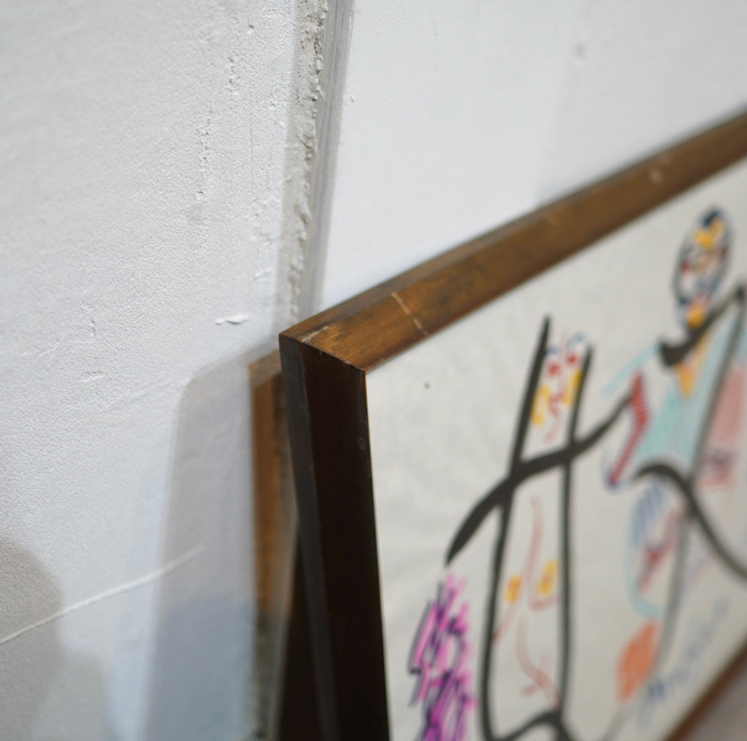 池田満寿夫 肉筆画 「奴」84年