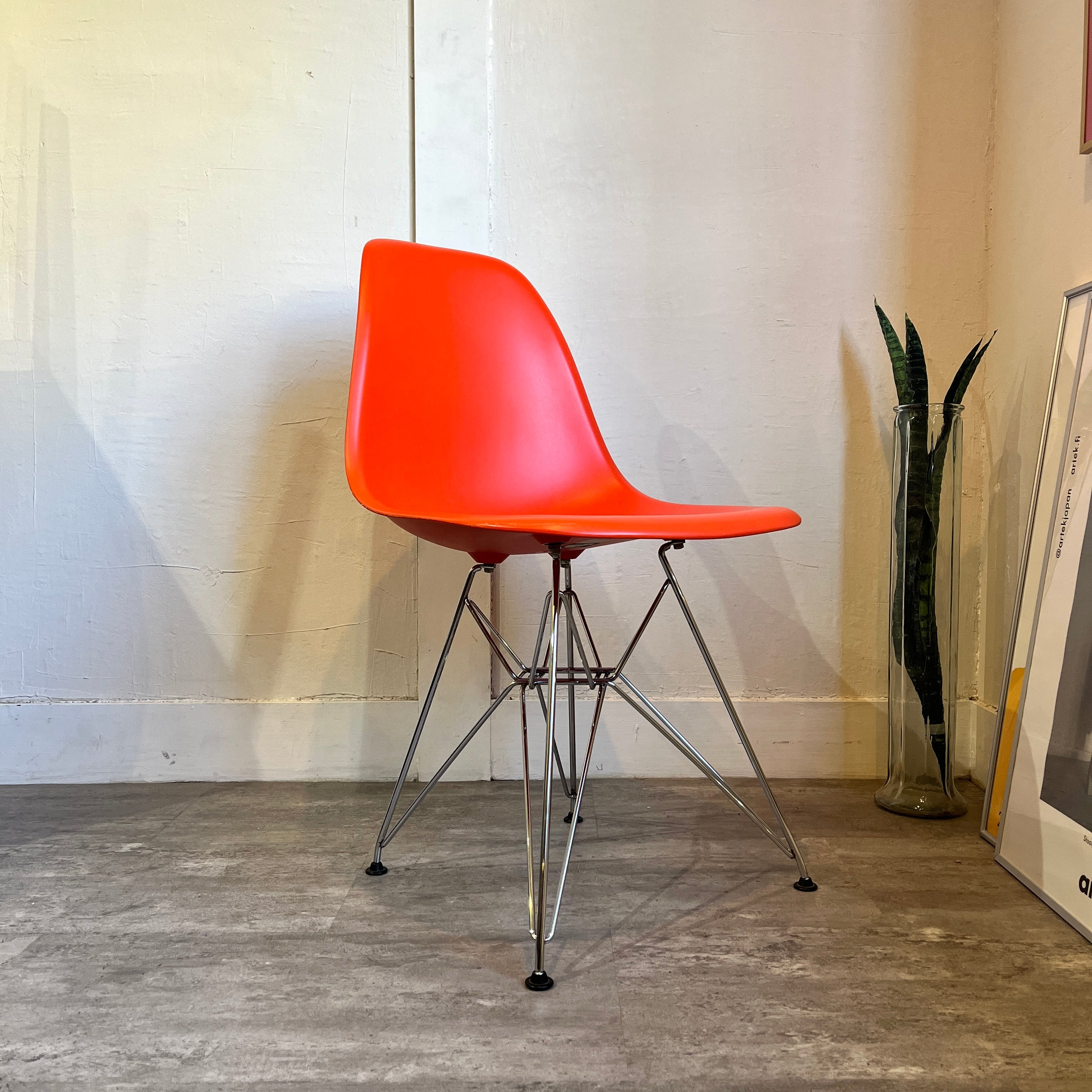◾︎イームズ Eames サイドシェルチェア DSR ヴィトラ社製 vitra ヴィトラ / Vitra サイドシェルチェア エッフェルベース チャールズ
