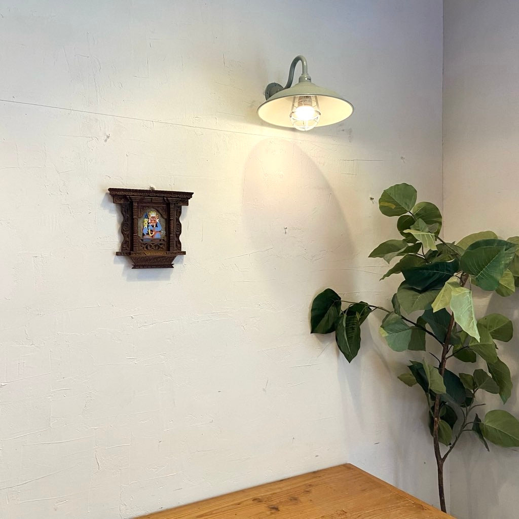 柚木沙弥郎 ガラス絵 「成獣バロン」