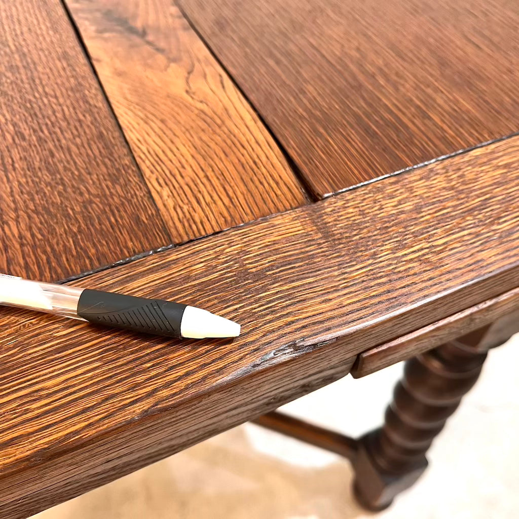 英国アンティーク ドローリーフダイニングテーブル  伸長式テーブル