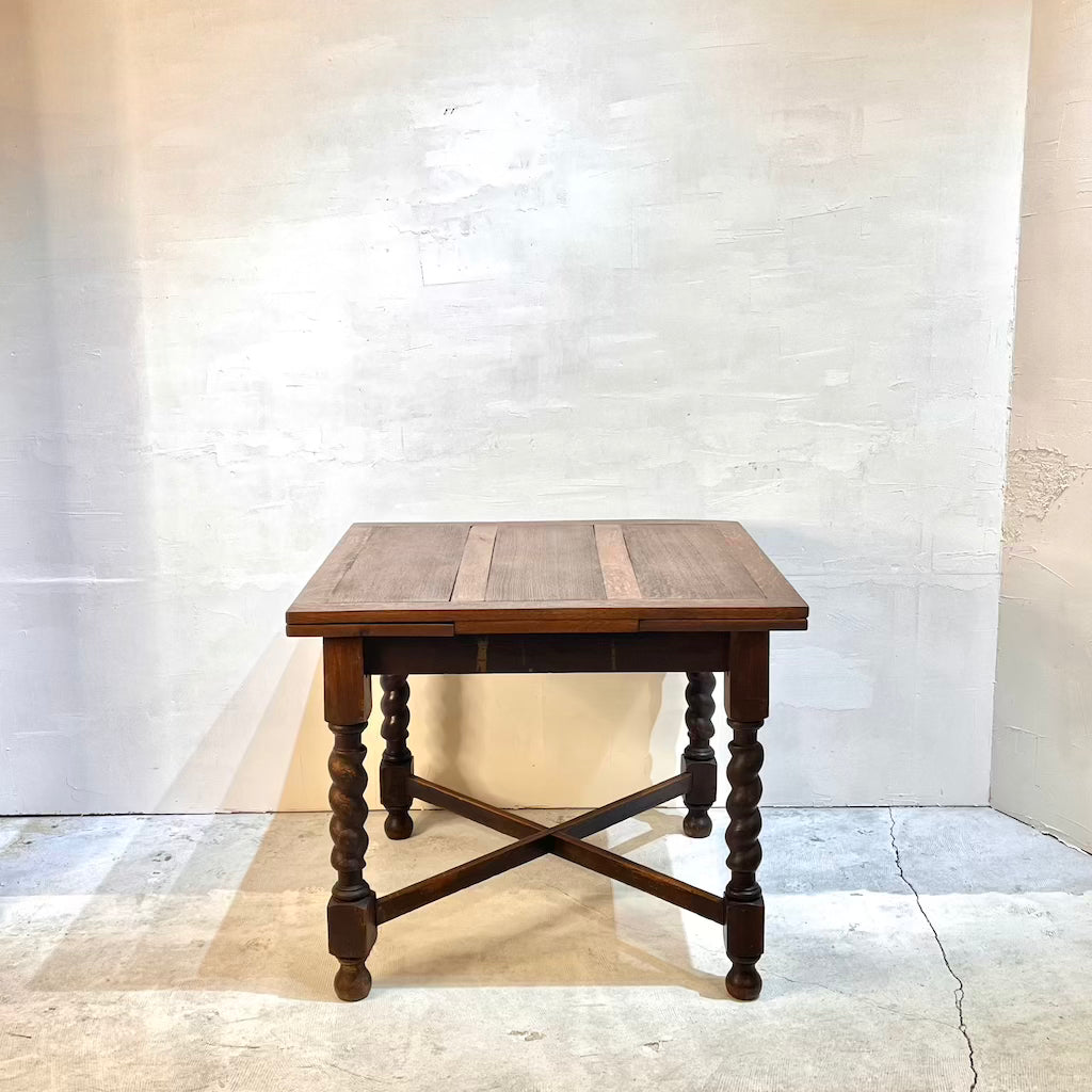 英国アンティーク ドローリーフダイニングテーブル  伸長式テーブル