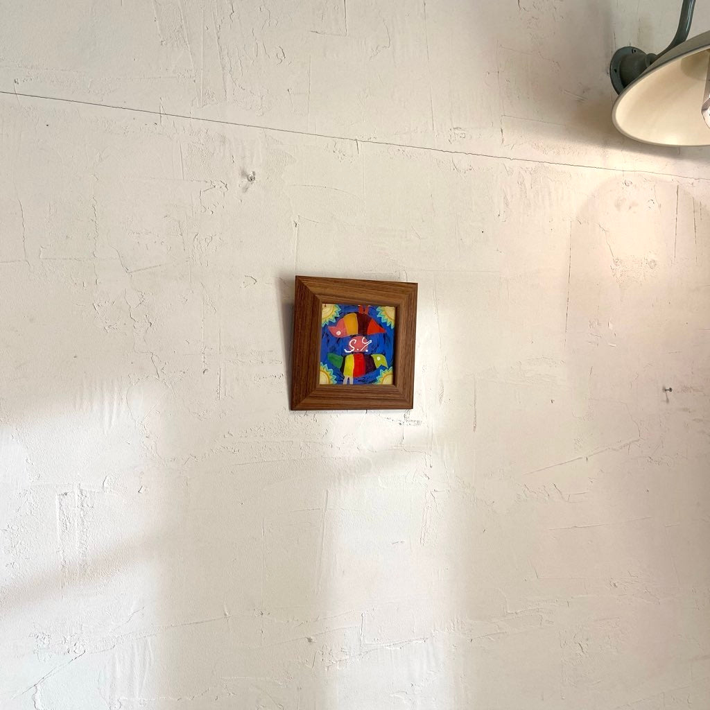 キャメルと砂漠のアートガラス キャメルと砂漠のアートガラス