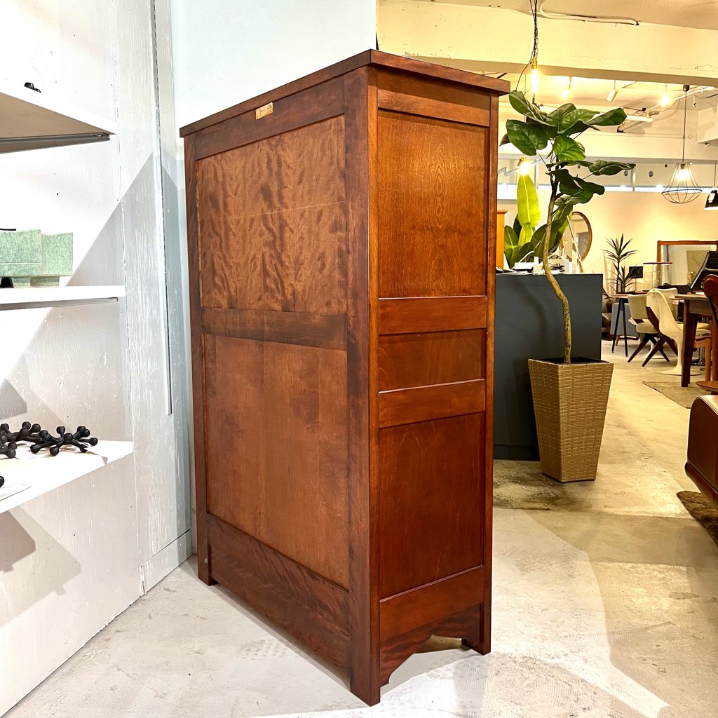 松本民芸家具 A型ワインボード 中古 キャビネット 棚 収納 食器棚 木